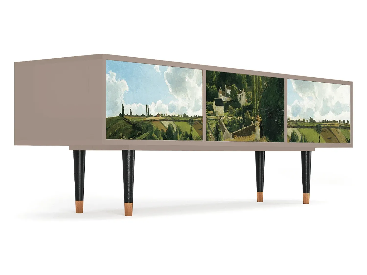 Móvel De Tv* Mueble de TV - 170х59х48 cm - T4 - Jalais Hill by Pissarro, Latte Bege