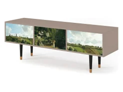 Móvel De Tv* Mueble de TV - 170х59х48 cm - T4 - Jalais Hill by Pissarro, Latte Bege