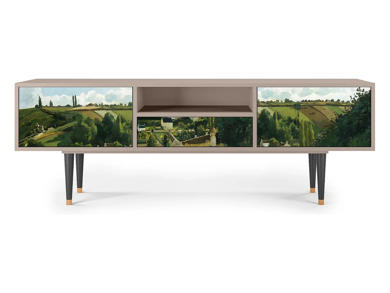 Móvel De Tv* Mueble de TV - 170х59х41 cm - T6 - Jalais Hill by Pissarro, Latte Bege
