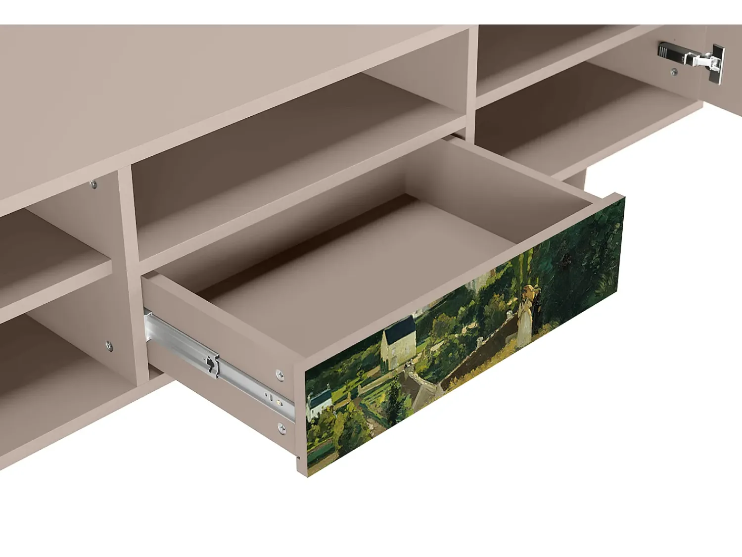 Móvel De Tv* Mueble de TV - 170х59х41 cm - T6 - Jalais Hill by Pissarro, Latte Bege
