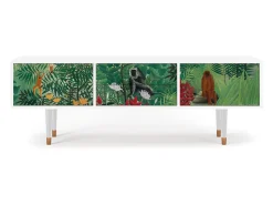 Outlet Mueble de TV - 170х59х48 cm - T4 - Jungles in Paris, Branco Bege