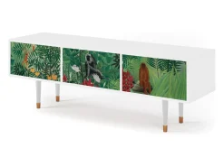 Outlet Mueble de TV - 170х59х48 cm - T4 - Jungles in Paris, Branco Bege