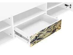 Mueble de TV - 170х59х41 cm - T6 - Jungle Vibes, Branco^ Móvel De Tv