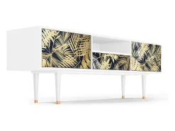 Mueble de TV - 170х59х41 cm - T6 - Jungle Vibes, Branco^ Móvel De Tv