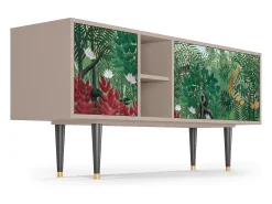 Mueble de TV - 150х69х41 cm - T5 - Jungles in Paris, Latte^ Móvel De Tv