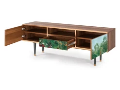 Mueble de TV - 170х59х41 cm - T6 - Jungles in Paris, Nogueira^ Móvel De Tv