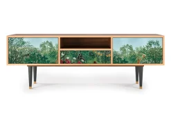 Mueble de TV - 170х59х41 cm - T6 - Jungles in Paris, Nogueira^ Móvel De Tv