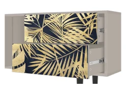 Móvel De Tv* Mueble de TV - 170х69х48 cm - T1 - Jungle Vibes, Areia Bege