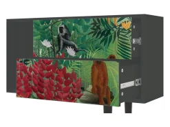 Sale Mueble de TV - 170х69х48 cm - T1 - Jungles in Paris, Antracite Cinza antracite