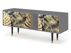 Mueble de TV - 170х69х48 cm - T1 - Jungle Vibes, Cinza^ Móvel De Tv