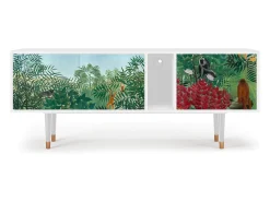 Mueble de TV - 170х69х48 cm - T1 - Jungles in Paris, Branco^ Móvel De Tv