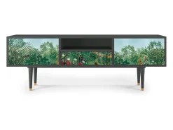 Mueble de TV - 170х59х41 cm - T6 - Jungles in Paris, Antracite^ Móvel De Tv