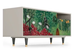 Mueble de TV - 125х56х41 cm - T7 - Jungles in Paris, Areia^ Móvel De Tv
