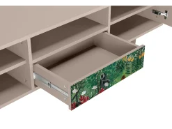 Online Mueble de TV - 170х59х41 cm - T6 - Jungles in Paris, Latte Bege