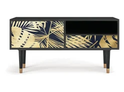 Discount Mueble de TV - 115х59х48 cm - T3 - Jungle Vibes, Antracite Cinza antracite