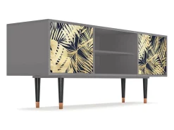 Sale Mueble de TV - 170х69х48 cm - T2 - Jungle Vibes, Cinza Cinzento