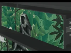 Móvel De Tv| Mueble de TV - 170х59х48 cm - T4 - Jungles in Paris, Antracite Cinza antracite