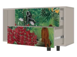 Mueble de TV - 170х69х48 cm - T1 - Jungles in Paris, Areia^ Móvel De Tv