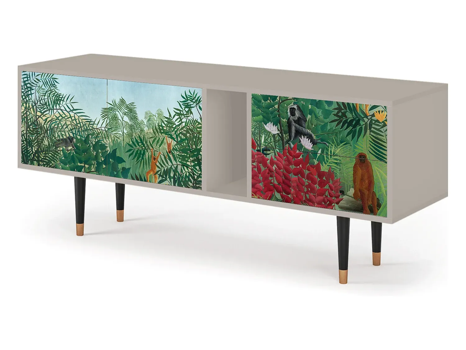 Mueble de TV - 170х69х48 cm - T1 - Jungles in Paris, Areia^ Móvel De Tv