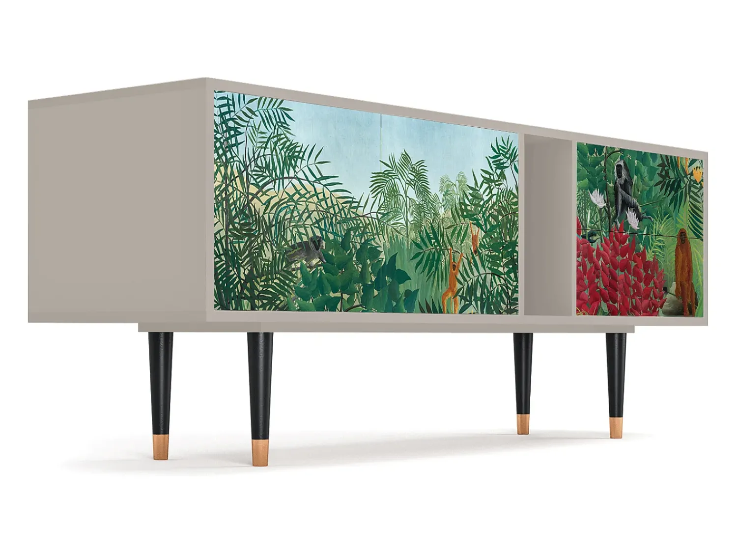 Mueble de TV - 170х69х48 cm - T1 - Jungles in Paris, Areia^ Móvel De Tv