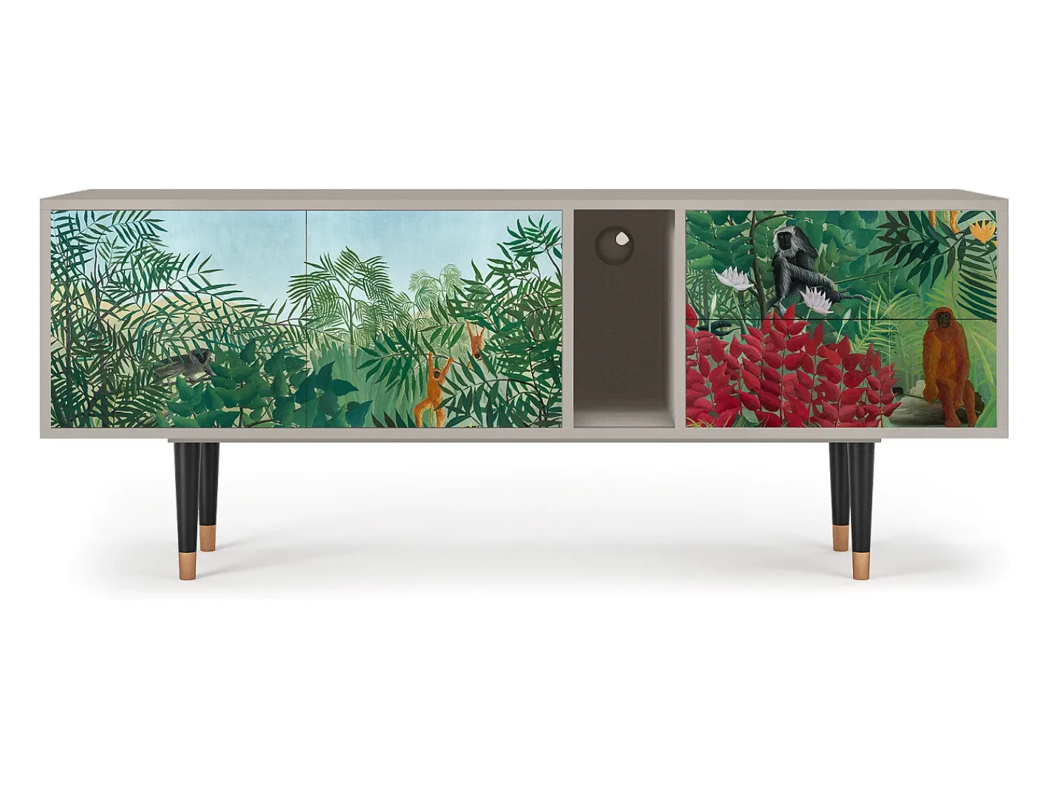 Mueble de TV - 170х69х48 cm - T1 - Jungles in Paris, Areia^ Móvel De Tv