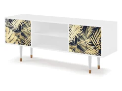 Mueble de TV - 170х69х48 cm - T2 - Jungle Vibes, Branco^ Móvel De Tv