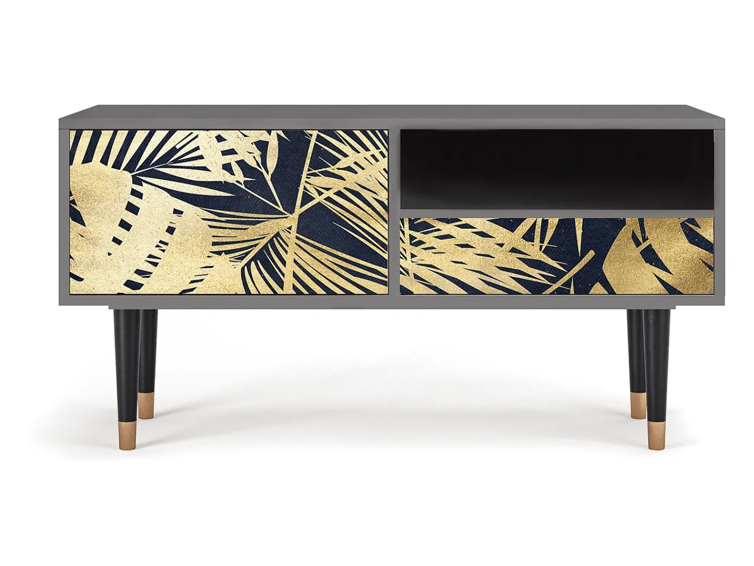 Móvel De Tv| Mueble de TV - 115х59х48 cm - T3 - Jungle Vibes, Areia Bege