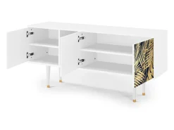 Mueble de TV - 150х69х41 cm - T5 - Jungle Vibes, Branco^ Móvel De Tv