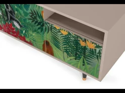 Best Mueble de TV - 125х56х41 cm - T7 - Jungles in Paris, Latte Bege