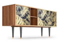 Clearance Mueble de TV - 150х69х41 cm - T5 - Jungle Vibes, Nogueira Castanho