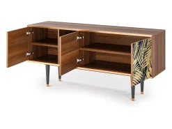 Clearance Mueble de TV - 150х69х41 cm - T5 - Jungle Vibes, Nogueira Castanho