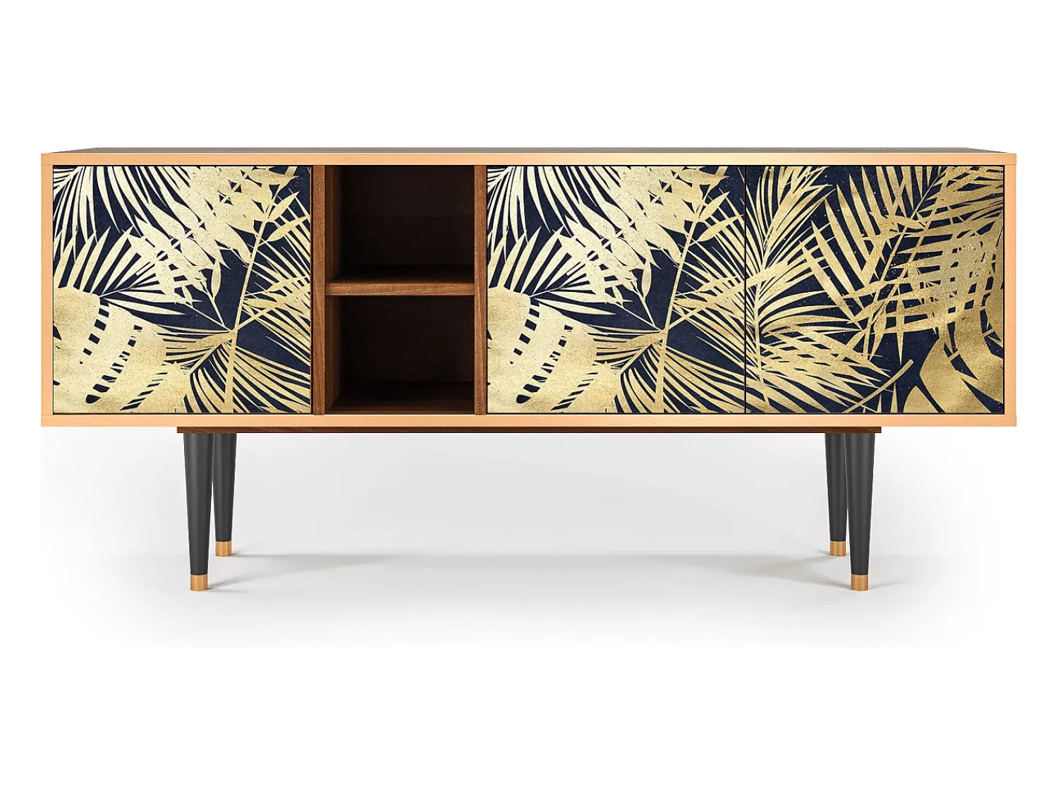 Clearance Mueble de TV - 150х69х41 cm - T5 - Jungle Vibes, Nogueira Castanho