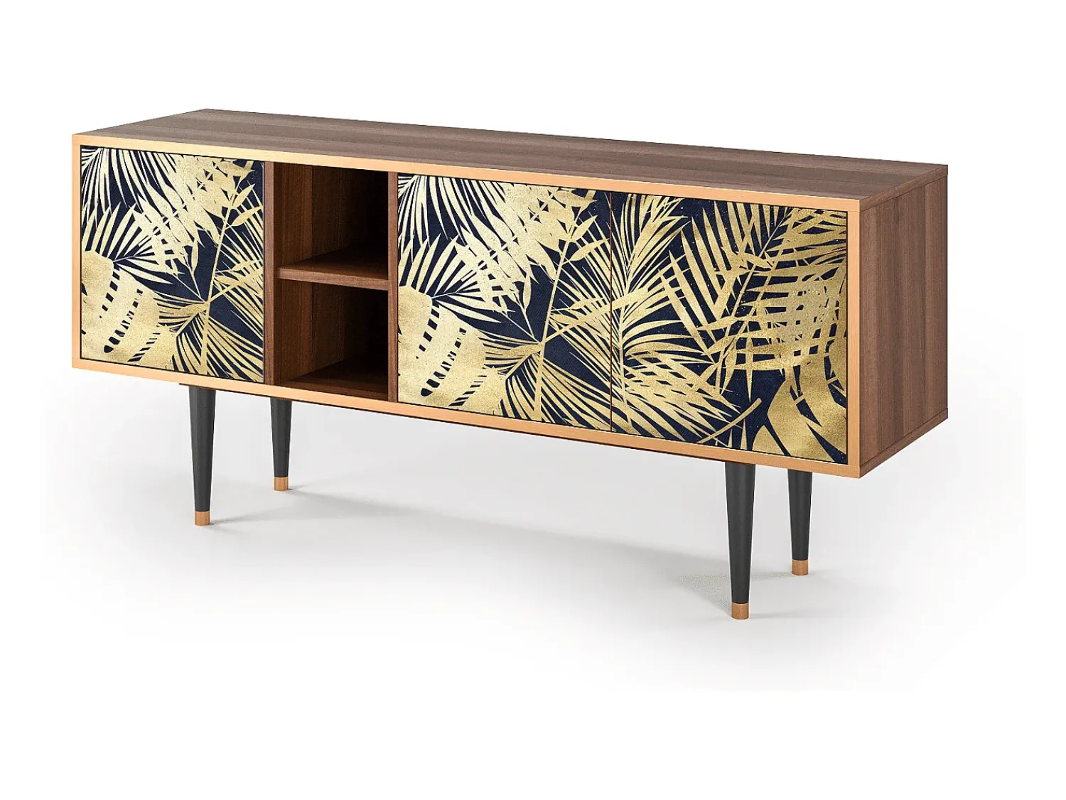 Clearance Mueble de TV - 150х69х41 cm - T5 - Jungle Vibes, Nogueira Castanho