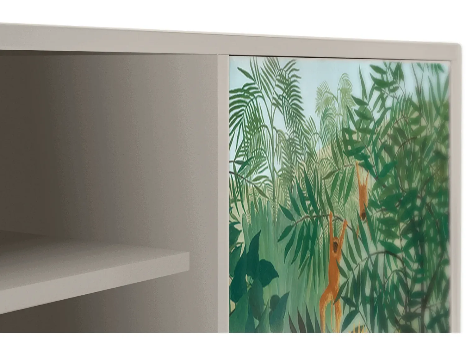Móvel De Tv| Mueble de TV - 170х69х48 cm - T2 - Jungles in Paris, Areia Bege