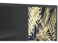 Hot Mueble de TV - 170х69х48 cm - T2 - Jungle Vibes, Antracite Cinza antracite