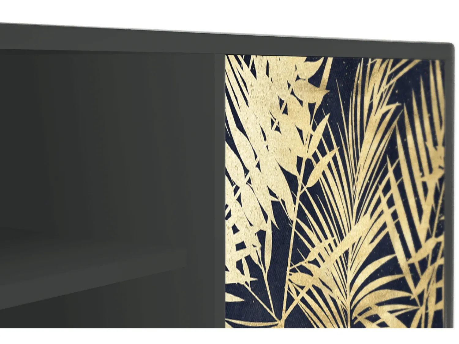 Hot Mueble de TV - 170х69х48 cm - T2 - Jungle Vibes, Antracite Cinza antracite