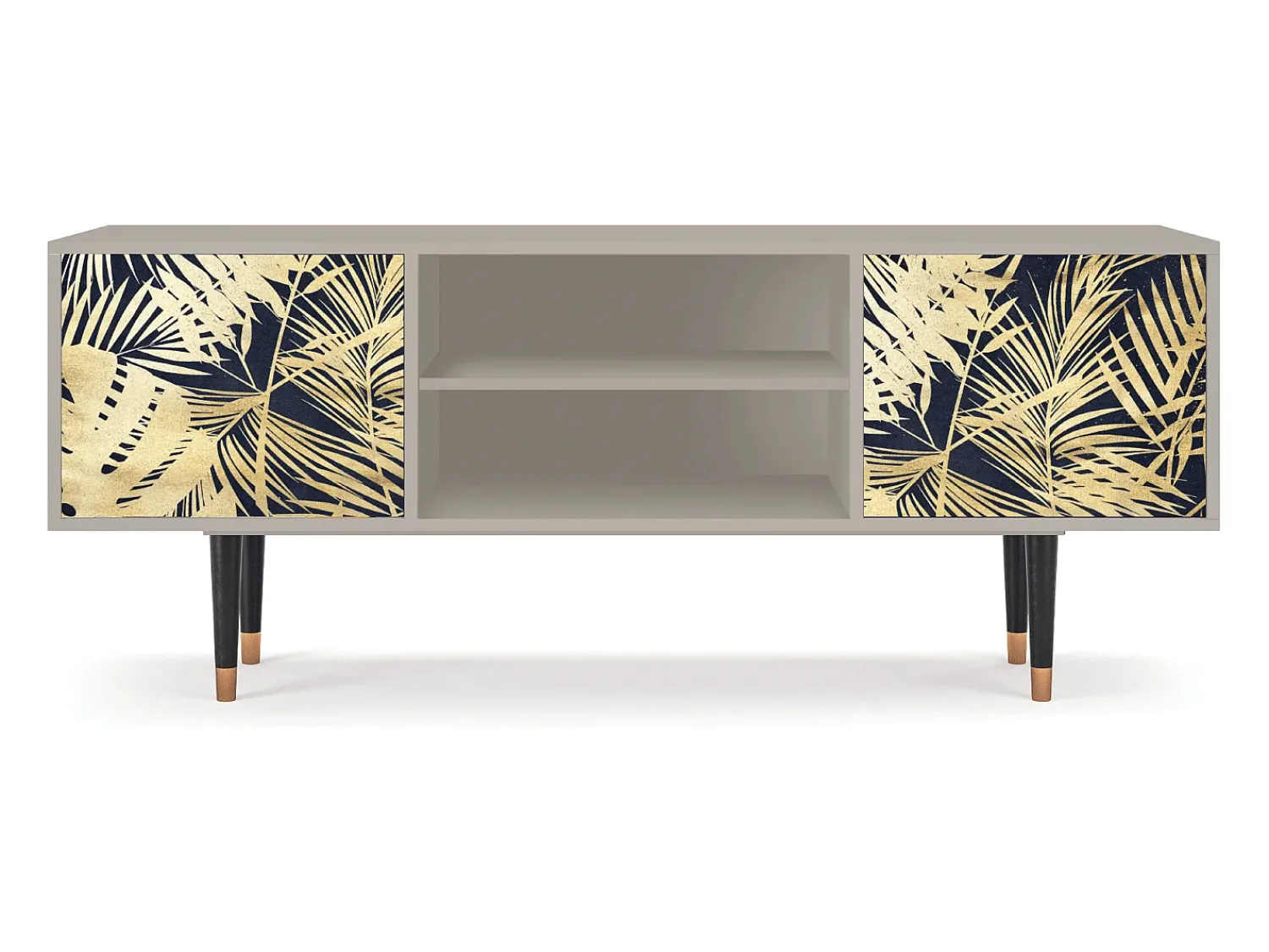 Móvel De Tv* Mueble de TV - 170х69х48 cm - T2 - Jungle Vibes, Areia Bege