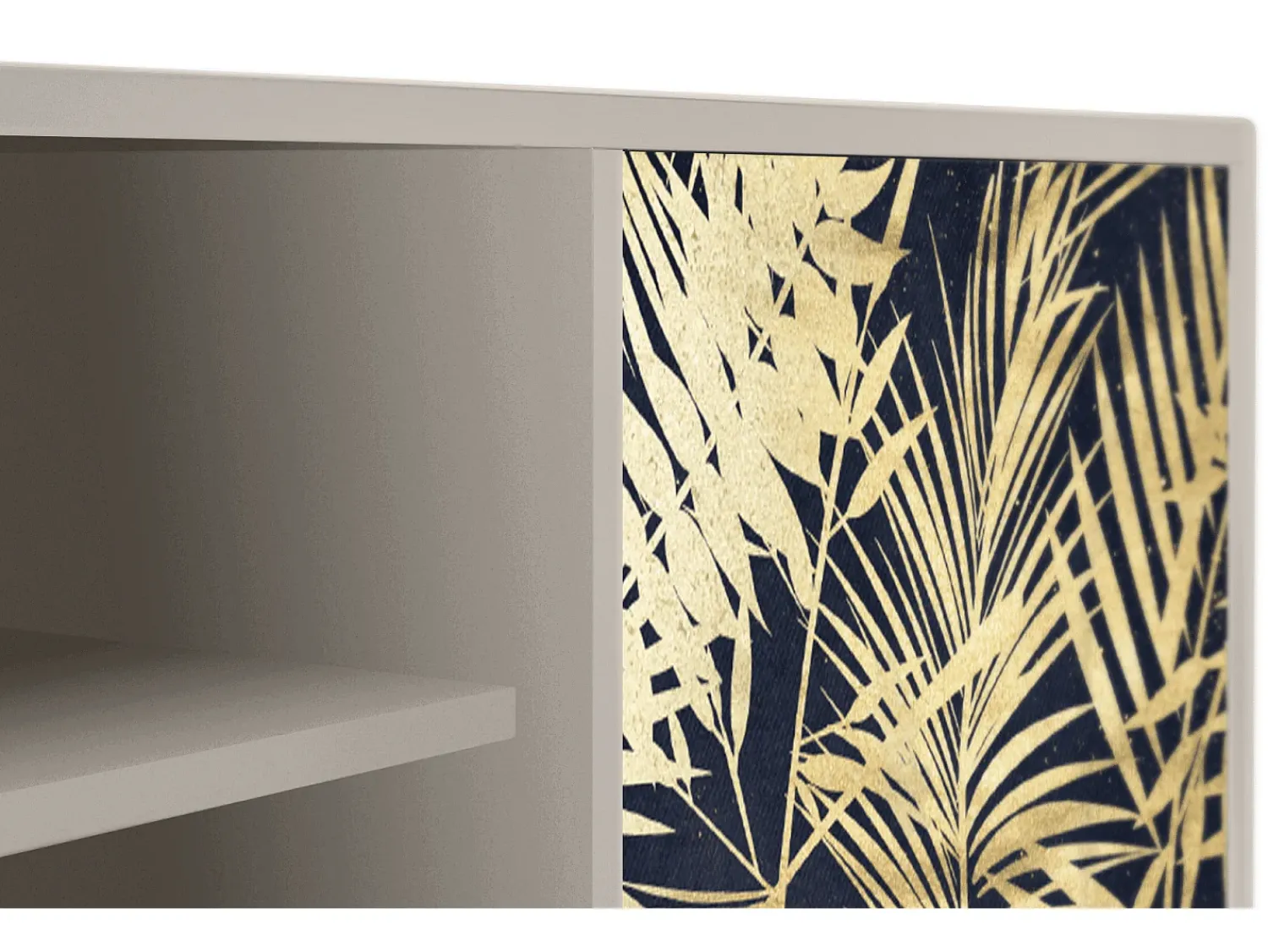 Móvel De Tv* Mueble de TV - 170х69х48 cm - T2 - Jungle Vibes, Areia Bege