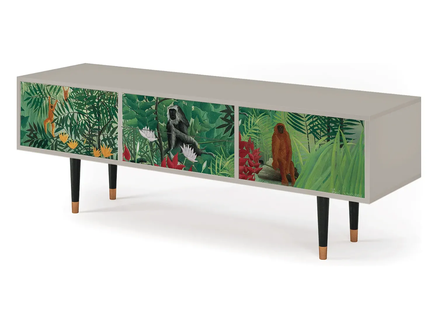 Online Mueble de TV - 170х59х48 cm - T4 - Jungles in Paris, Areia Bege