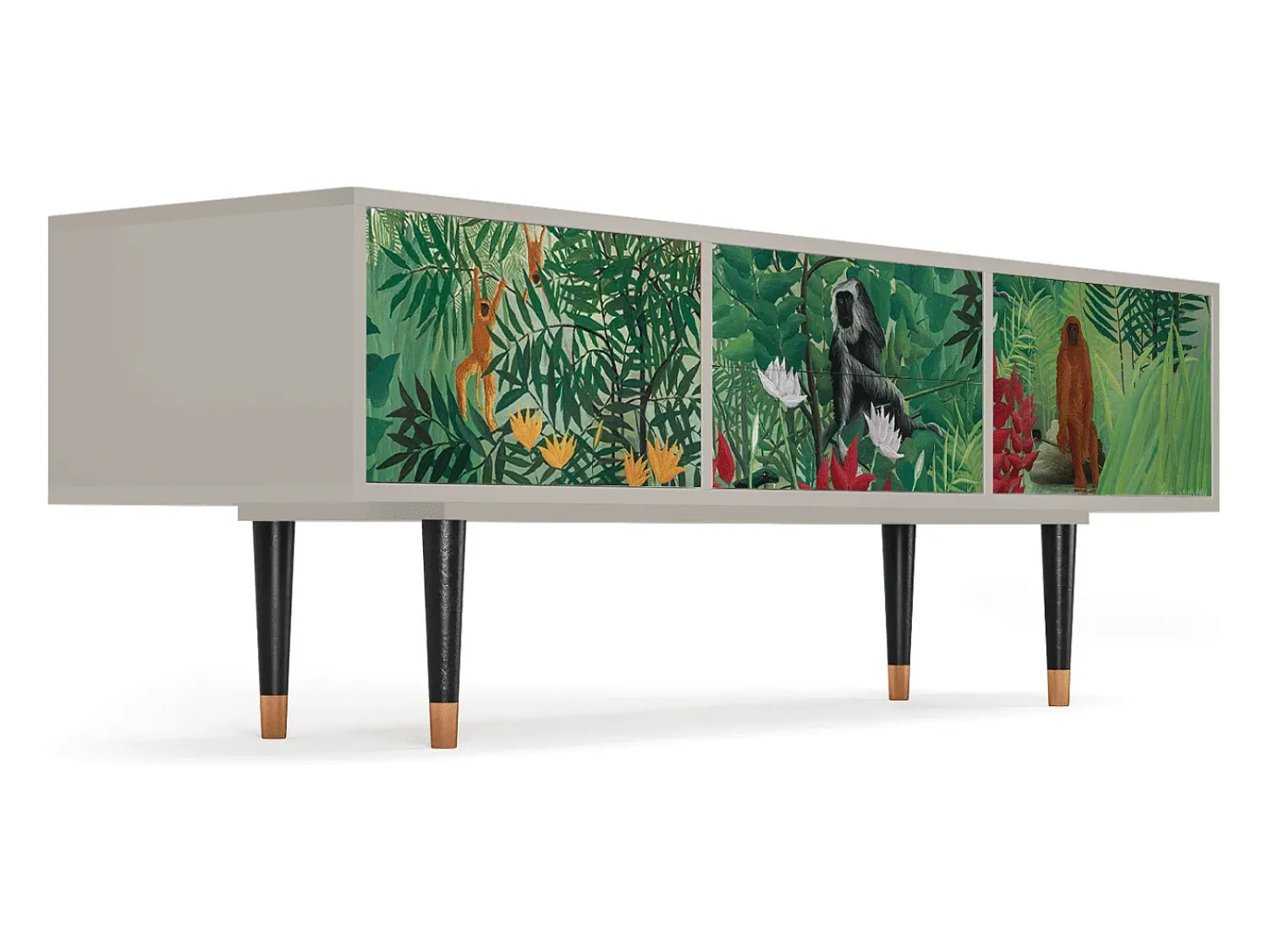 Online Mueble de TV - 170х59х48 cm - T4 - Jungles in Paris, Areia Bege