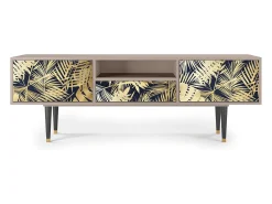 Móvel De Tv* Mueble de TV - 170х59х41 cm - T6 - Jungle Vibes, Latte Bege