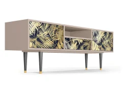 Móvel De Tv* Mueble de TV - 170х59х41 cm - T6 - Jungle Vibes, Latte Bege