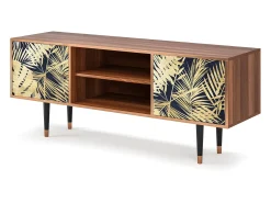 Móvel De Tv* Mueble de TV - 170х69х48 cm - T2 - Jungle Vibes, Nogueira Castanho