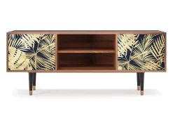 Móvel De Tv* Mueble de TV - 170х69х48 cm - T2 - Jungle Vibes, Nogueira Castanho