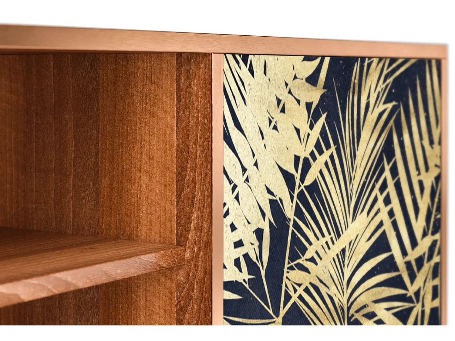 Móvel De Tv* Mueble de TV - 170х69х48 cm - T2 - Jungle Vibes, Nogueira Castanho