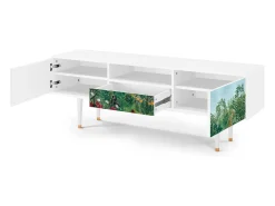 Best Mueble de TV - 170х59х41 cm - T6 - Jungles in Paris, Branco Bege