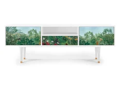 Best Mueble de TV - 170х59х41 cm - T6 - Jungles in Paris, Branco Bege