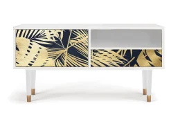 Mueble de TV - 115х59х48 cm - T3 - Jungle Vibes, Branco^ Móvel De Tv