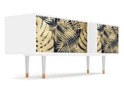 Móvel De Tv* Mueble de TV - 170х69х48 cm - T1 - Jungle Vibes, Branco Bege