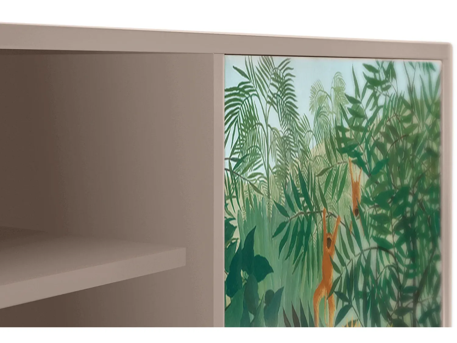 Móvel De Tv* Mueble de TV - 170х69х48 cm - T2 - Jungles in Paris, Latte Bege